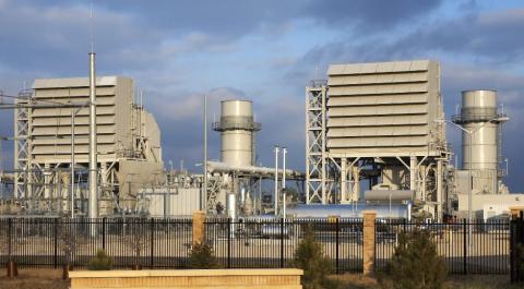 A simple cycle natural gas power plant is seen in Minnesota. Photo courtesy of Invenergy.