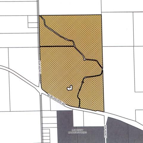 Site map of proposed Kenosha data center. 