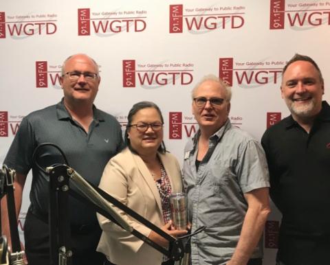 Lefto to right, Steve Whitmoyer, Veronique Tran, John Zehren and Scott Nelson. 