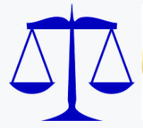 Scales of justice graphic. 