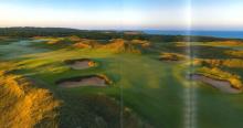 A rendering of the proposed golf course renovation. 