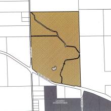 Site map of proposed Kenosha data center. 