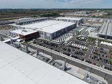 Microsoft's 1st data center in Mt. Pleasant. Photo courtesy of Microsoft. 