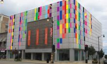 A rendering of how the Racine Art Museum will look after Amanda Browder’s ‘Zig and Zag’ art installation is completed. Photo courtesy of Amanda Browder.