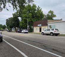 A few vehicles are parked in the 2700 blk. of Wright Ave. 