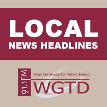 Local news headlines graphic. 