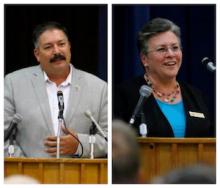1st Wisconsin Congressional District Debate: Randy Bryce (Left), Cathy Myers (Right) 